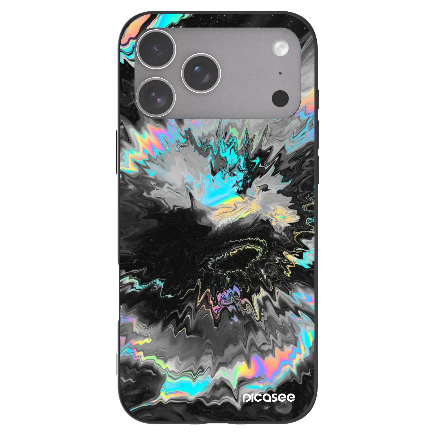 Picasee silikonowe czarne etui na Apple iPhone 18 Pro Max - Magnetic