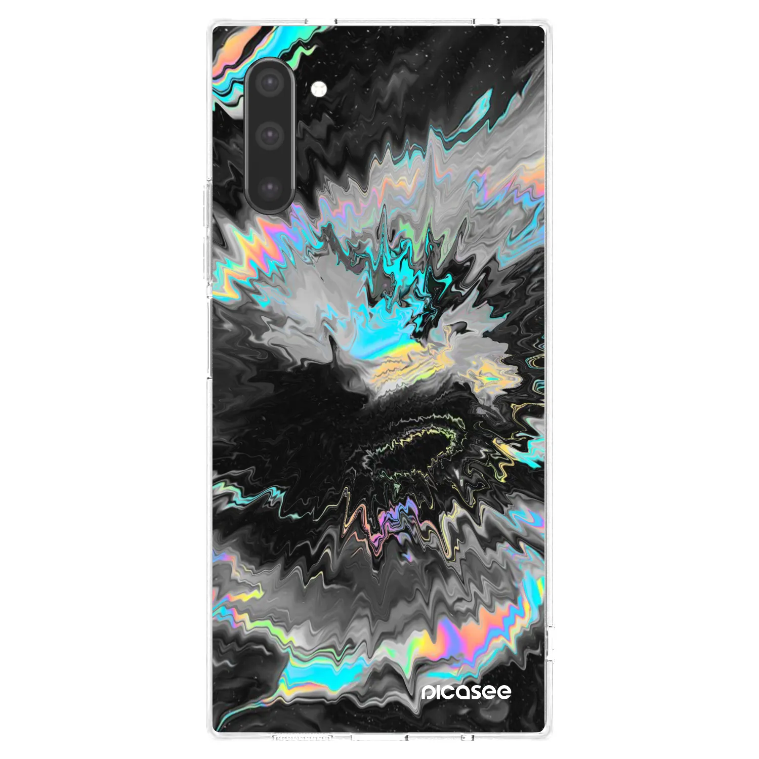Picasee silikonowe przeźroczyste etui na Samsung Galaxy Note 10 N970F - Magnetic