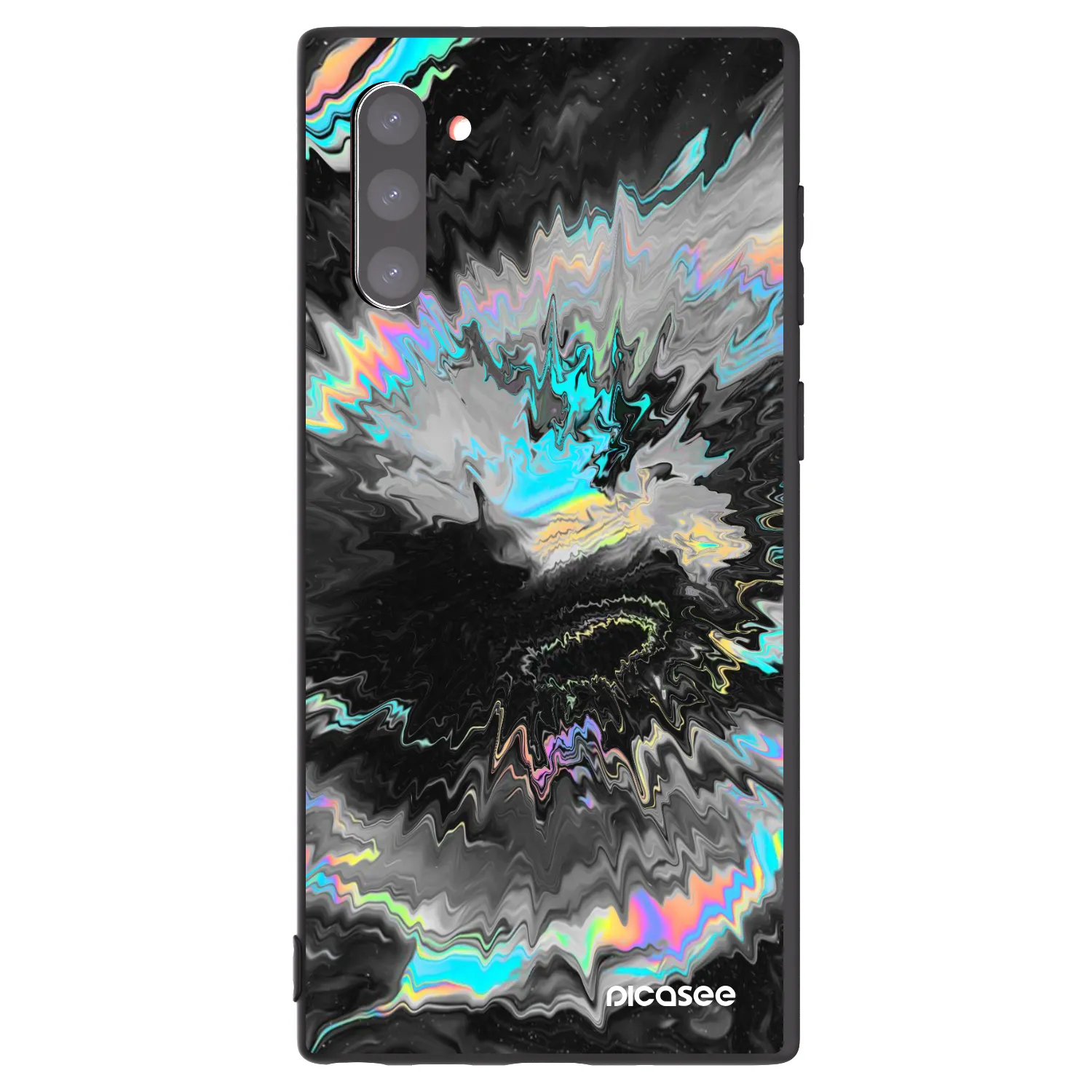 Picasee silikonowe czarne etui na Samsung Galaxy Note 10 N970F - Magnetic
