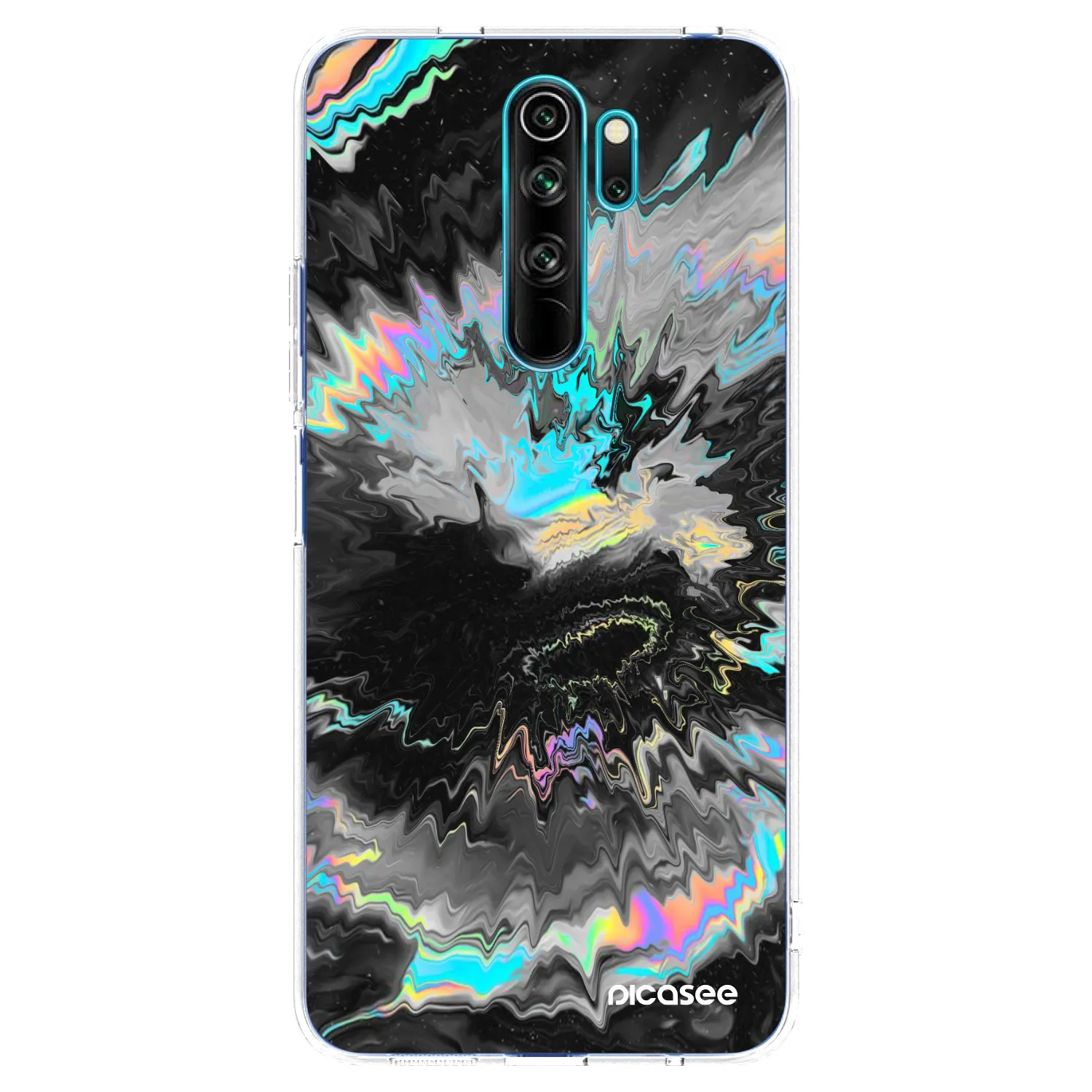 Picasee silikonowe przeźroczyste etui na Xiaomi Redmi Note 8 Pro - Magnetic