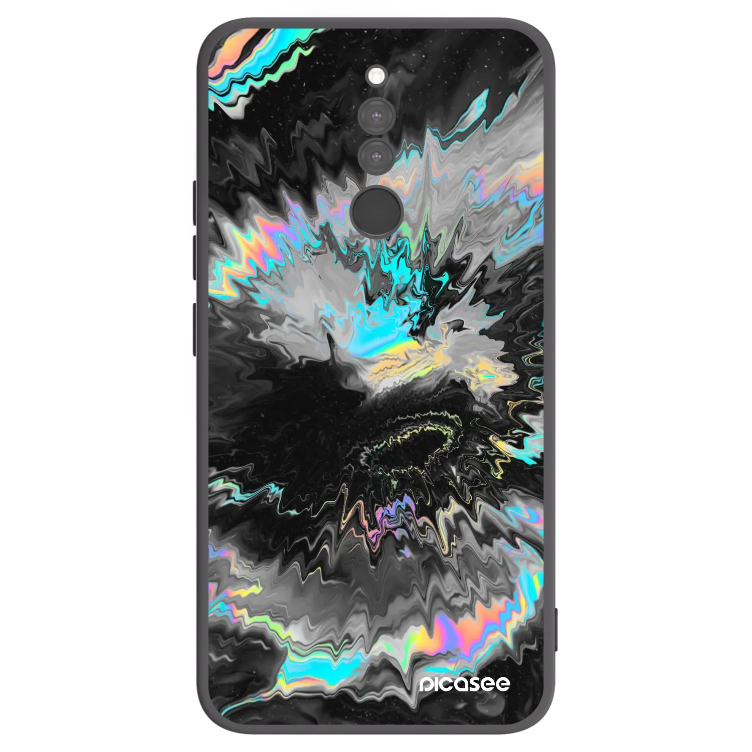 Picasee silikonowe czarne etui na Xiaomi Redmi 8 - Magnetic