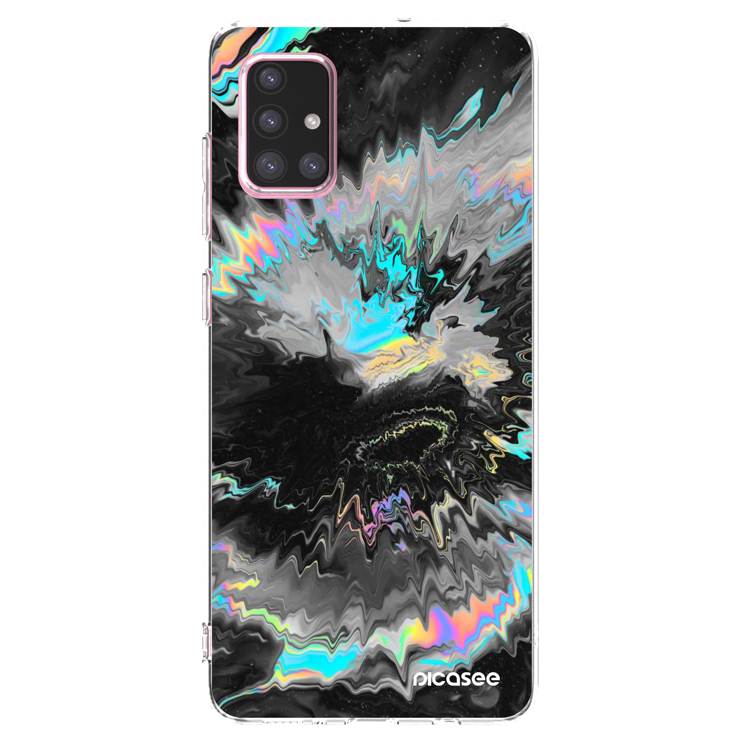 Picasee silikonowe przeźroczyste etui na Samsung Galaxy A71 A715F - Magnetic