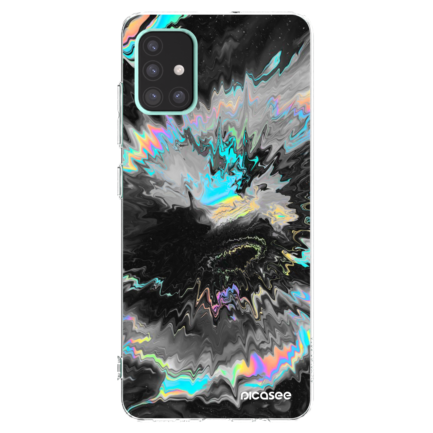 Picasee silikonowe przeźroczyste etui na Samsung Galaxy A51 A515F - Magnetic