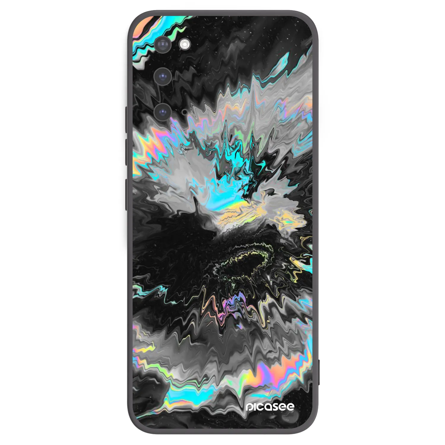 Picasee silikonowe czarne etui na Samsung Galaxy S20 G980F - Magnetic