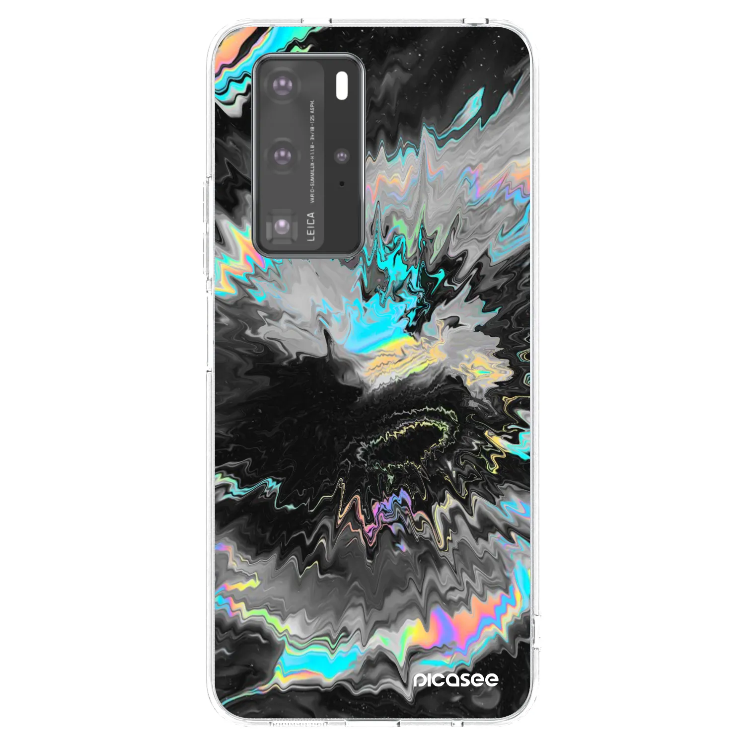 Picasee silikonowe przeźroczyste etui na Huawei P40 Pro - Magnetic