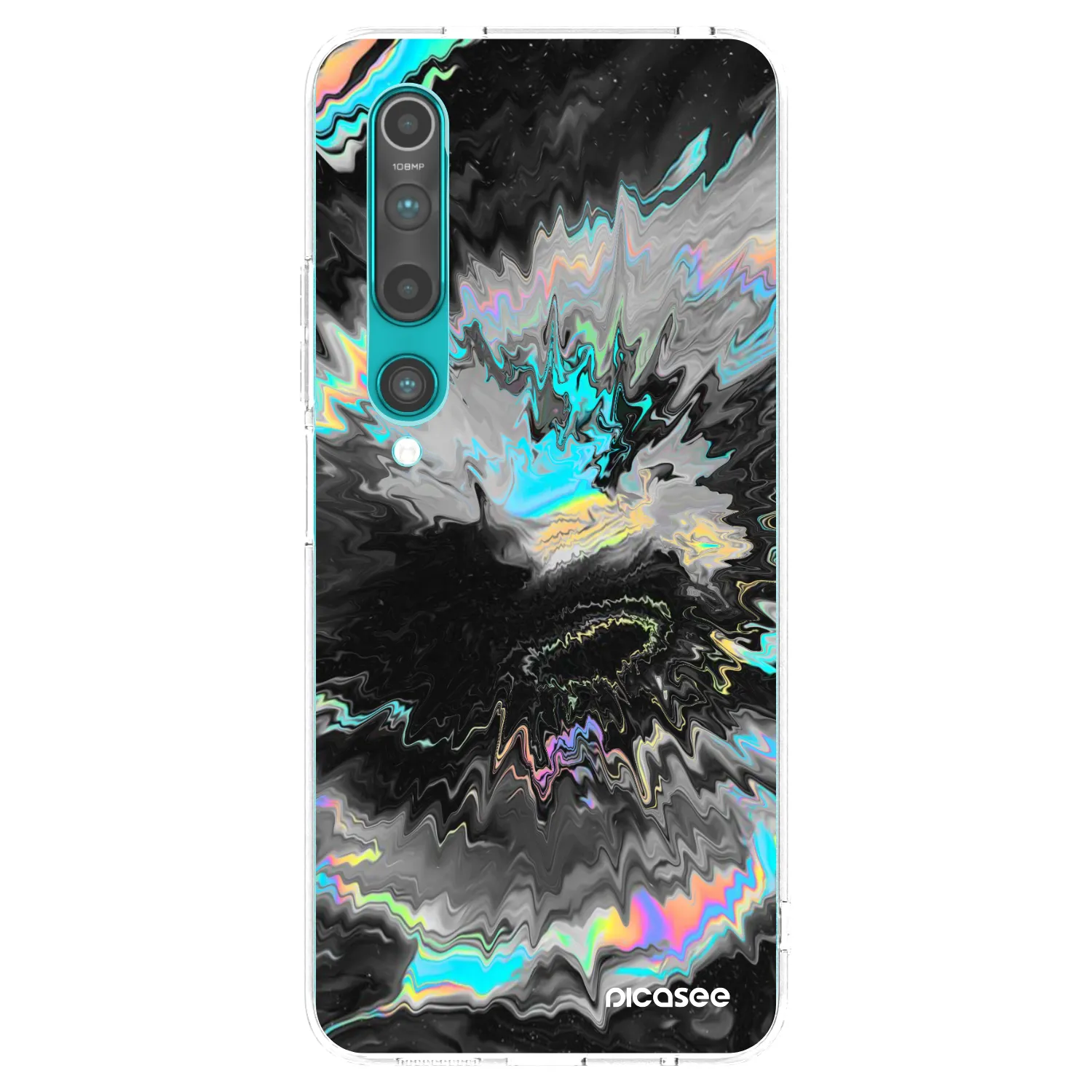 Picasee silikonowe przeźroczyste etui na Xiaomi Mi 10 - Magnetic