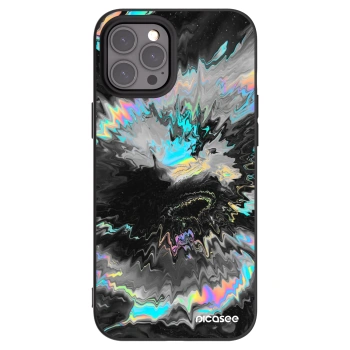 Picasee silikonowe czarne etui na Apple iPhone 12 Pro Max - Magnetic
