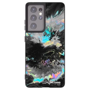 Picasee silikonowe czarne etui na Samsung Galaxy S21 Ultra 5G G998B - Magnetic