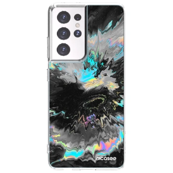 Picasee silikonowe przeźroczyste etui na Samsung Galaxy S21 Ultra 5G G998B - Magnetic