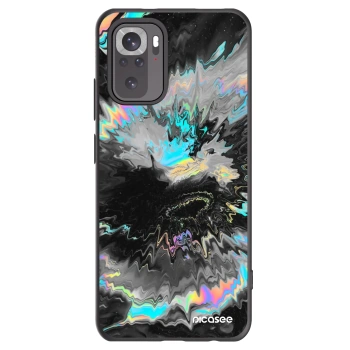 Picasee silikonowe czarne etui na Xiaomi Redmi Note 10S - Magnetic
