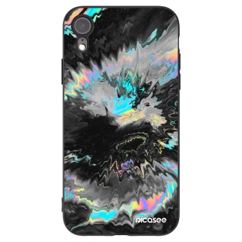 Picasee silikonowe czarne etui na Apple iPhone XR - Magnetic