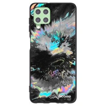 Picasee silikonowe czarne etui na Samsung Galaxy A22 A225F 4G - Magnetic