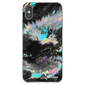 Picasee silikonowe przeźroczyste etui na Apple iPhone XS Max - Magnetic