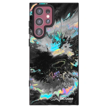 Picasee silikonowe czarne etui na Samsung Galaxy S22 Ultra 5G - Magnetic