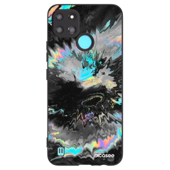 Picasee silikonowe czarne etui na Realme C21Y - Magnetic
