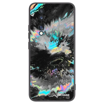 Picasee silikonowe czarne etui na Honor 70 - Magnetic