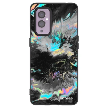 Picasee silikonowe czarne etui na OnePlus 9 - Magnetic