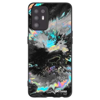 Picasee silikonowe czarne etui na OPPO A94 5G - Magnetic