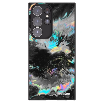 Picasee silikonowe czarne etui na Samsung Galaxy S23 Ultra 5G - Magnetic