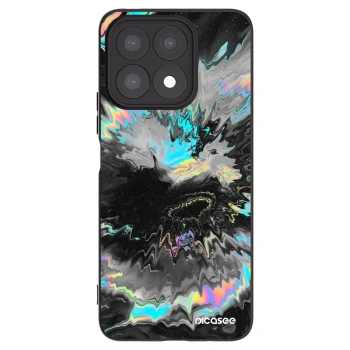 Picasee silikonowe czarne etui na Honor X8a - Magnetic