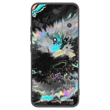Picasee silikonowe czarne etui na Honor Magic5 Lite 5G - Magnetic