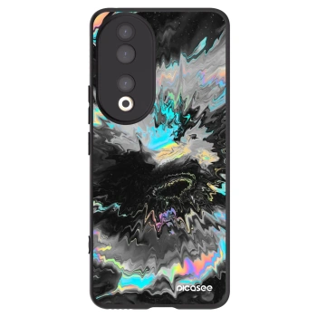 Picasee silikonowe czarne etui na Honor 90 5G - Magnetic