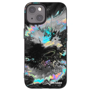 Picasee silikonowe czarne etui na Apple iPhone 15 - Magnetic