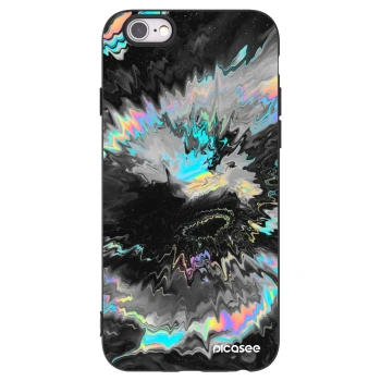Picasee silikonowe czarne etui na Apple iPhone 6/6S - Magnetic