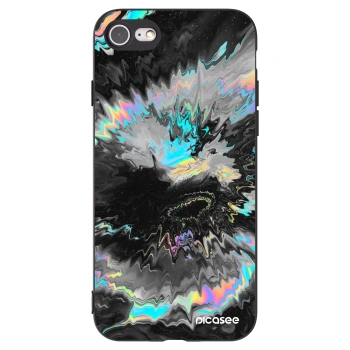 Picasee silikonowe czarne etui na Apple iPhone 7 - Magnetic