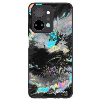 Picasee silikonowe czarne etui na Honor X7a - Magnetic