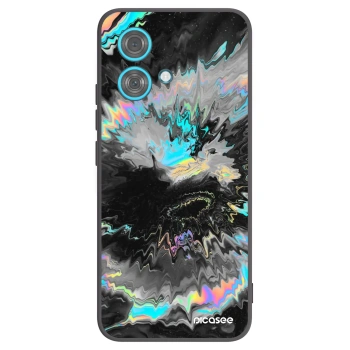 Picasee silikonowe czarne etui na Motorola Edge 40 Neo - Magnetic