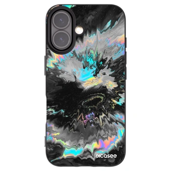 Picasee silikonowe czarne etui na Apple iPhone 16 - Magnetic