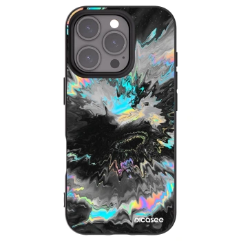 Picasee silikonowe czarne etui na Apple iPhone 16 Pro - Magnetic