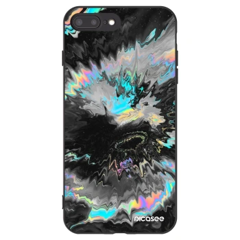 Picasee silikonowe czarne etui na Apple iPhone 8 Plus - Magnetic
