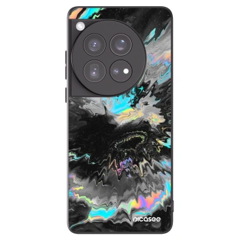 Picasee silikonowe czarne etui na OnePlus 12 5G - Magnetic