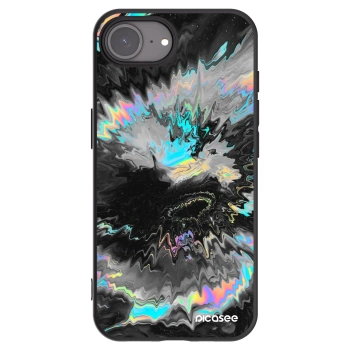 Picasee silikonowe czarne etui na Apple iPhone 16e - Magnetic