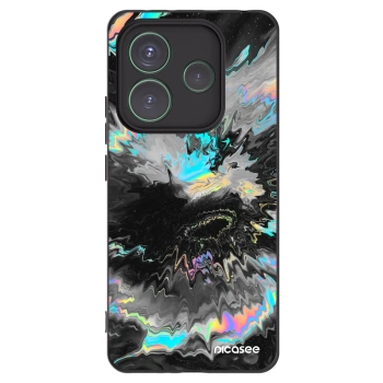 Picasee silikonowe czarne etui na Xiaomi Redmi Note 14 5G - Magnetic
