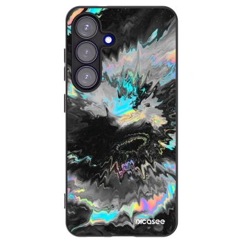 Picasee silikonowe czarne etui na Samsung Galaxy S25 5G - Magnetic