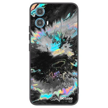 Picasee silikonowe czarne etui na Motorola Moto G34 5G - Magnetic