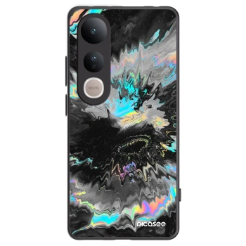 Picasee silikonowe czarne etui na Vivo V50 Lite 5G - Magnetic