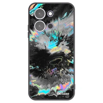 Picasee silikonowe czarne etui na Xiaomi Redmi 15C 5G - Magnetic