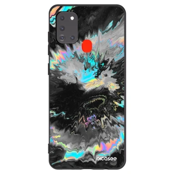 Picasee silikonowe czarne etui na Samsung Galaxy A21s - Magnetic