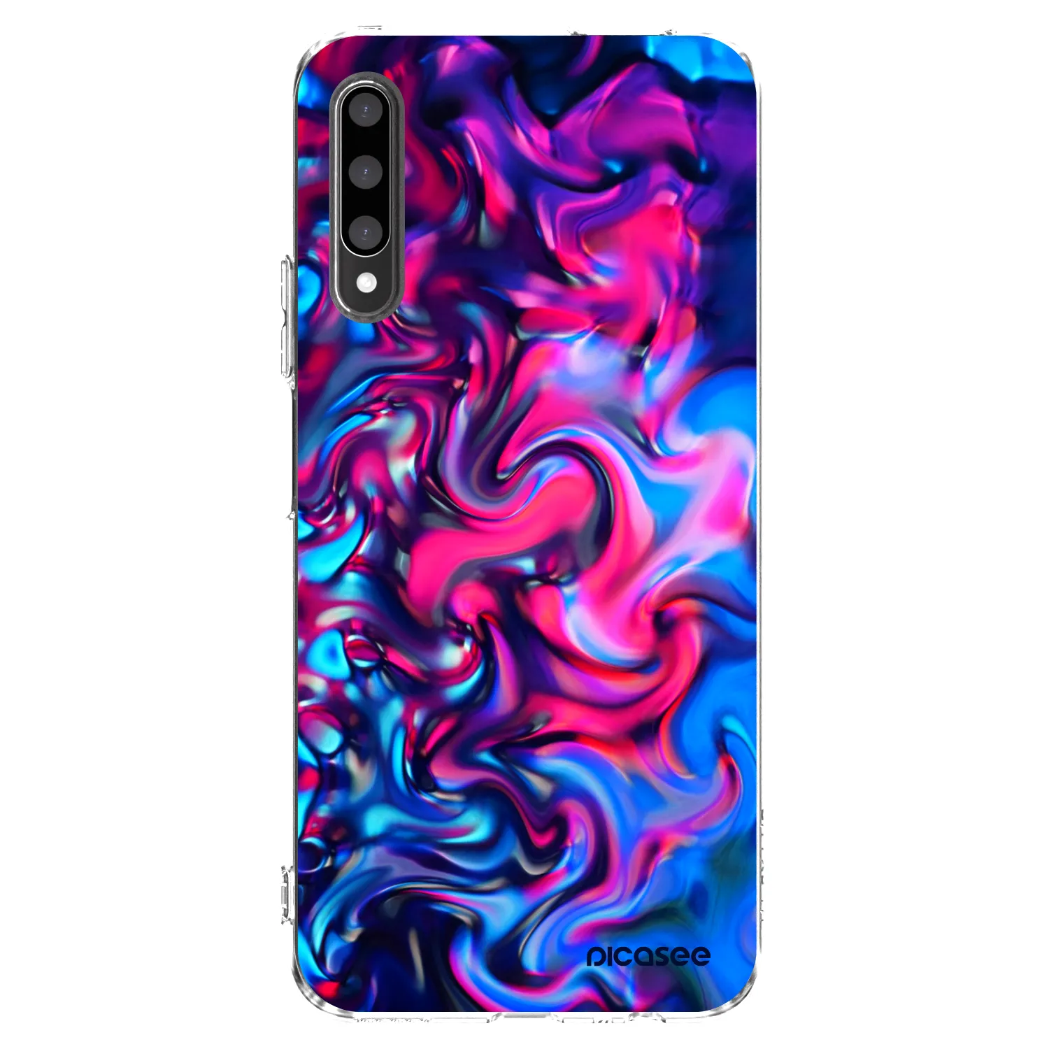 Picasee silikonowe przeźroczyste etui na Honor 9X Pro - Redlight