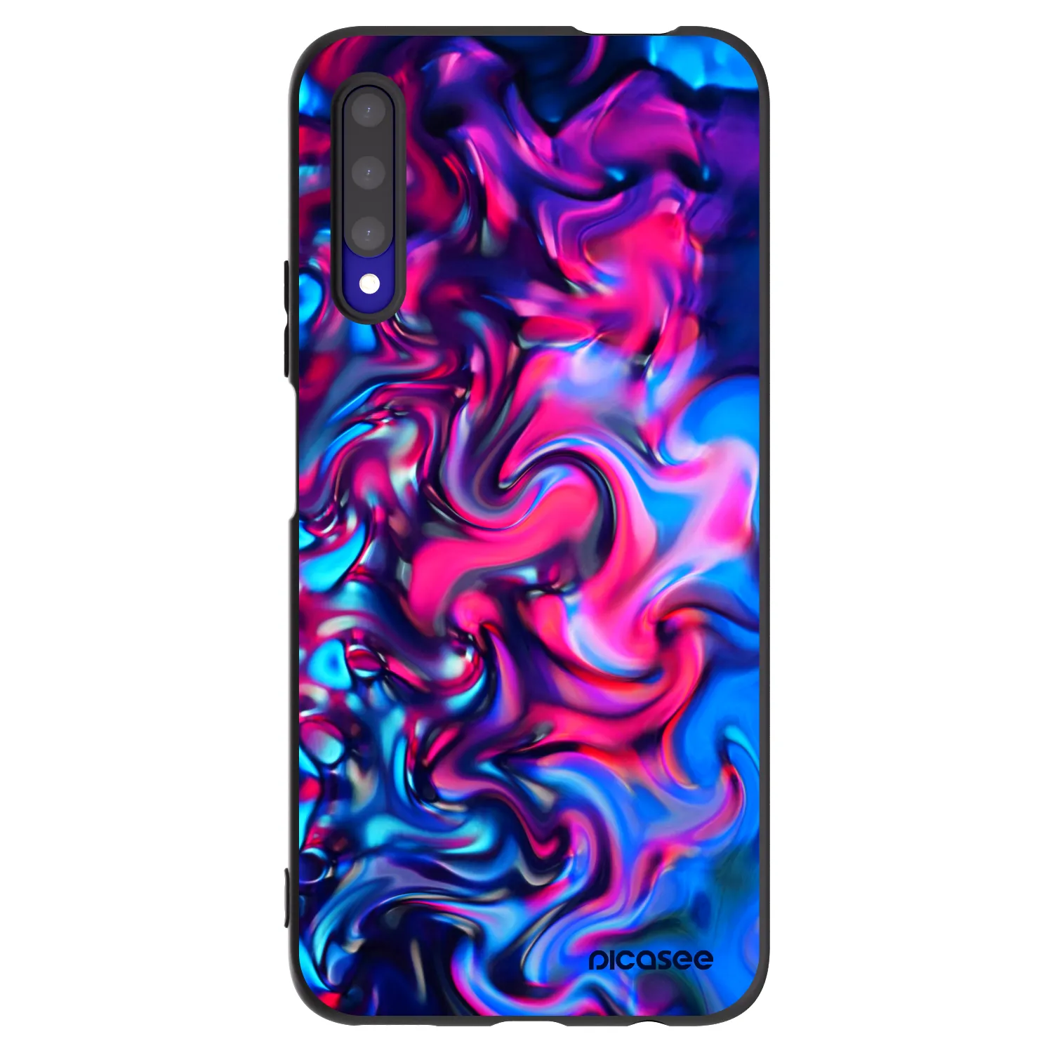 Picasee silikonowe czarne etui na Honor 9X Pro - Redlight
