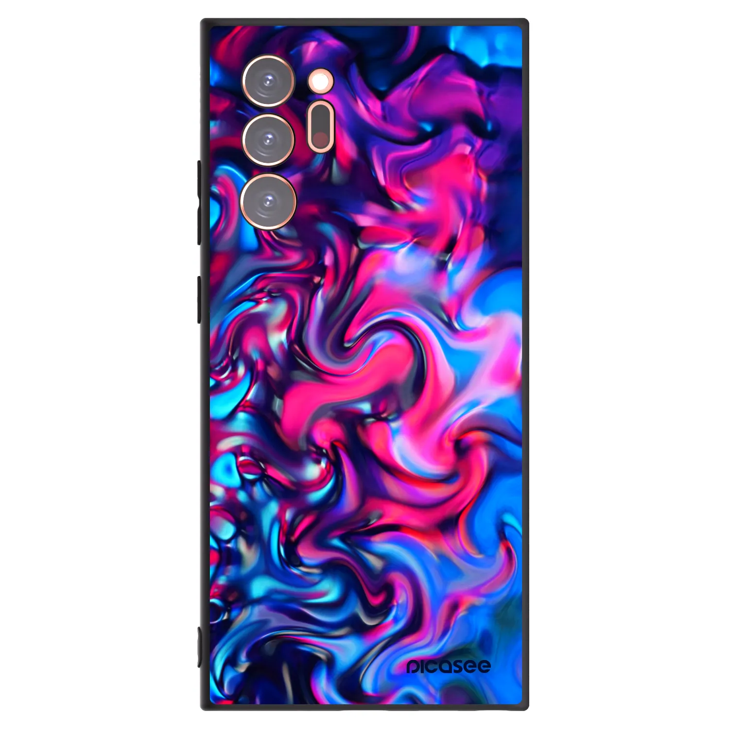 Picasee silikonowe czarne etui na Samsung Galaxy Note 20 Ultra - Redlight
