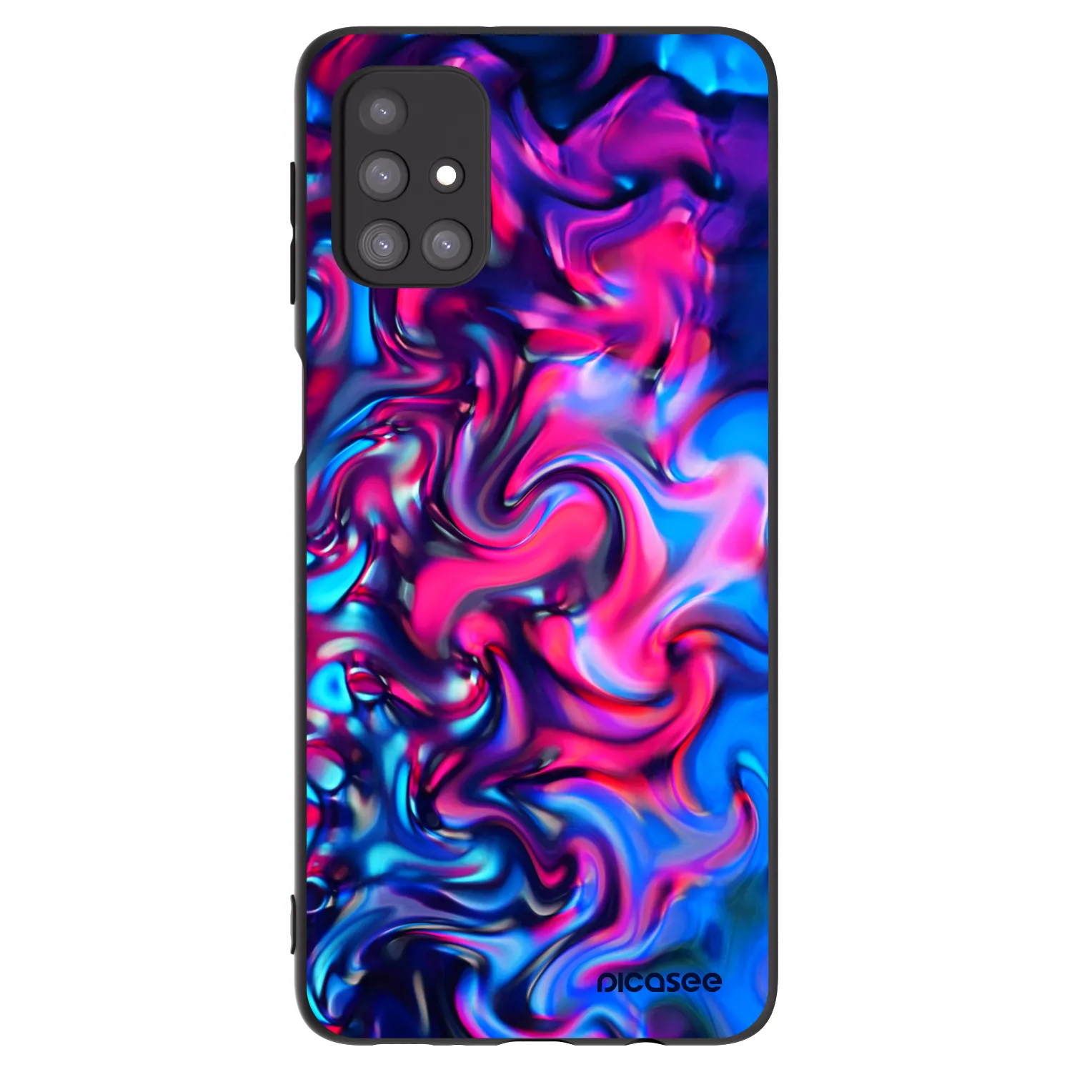 Picasee silikonowe czarne etui na Samsung Galaxy M31s - Redlight