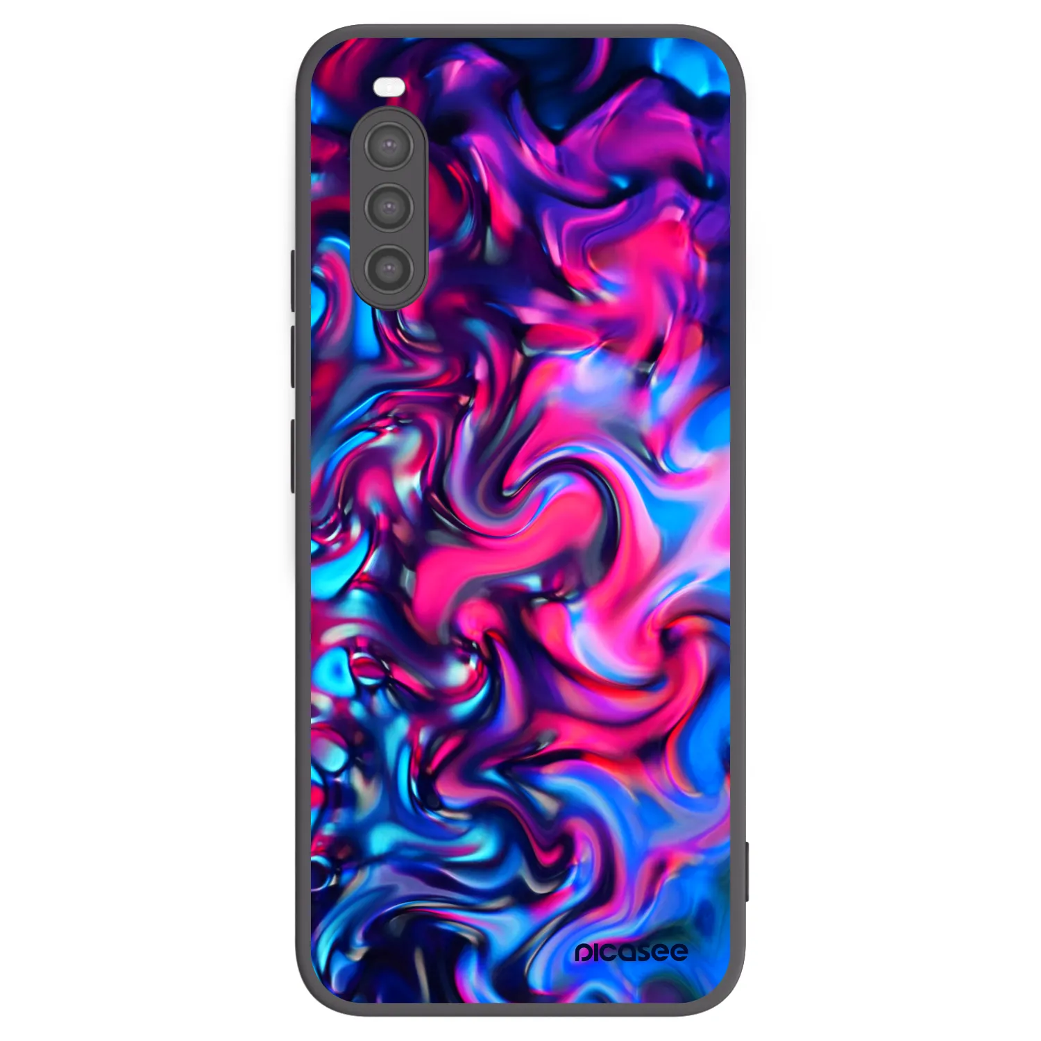 Picasee silikonowe czarne etui na Sony Xperia 10 II - Redlight