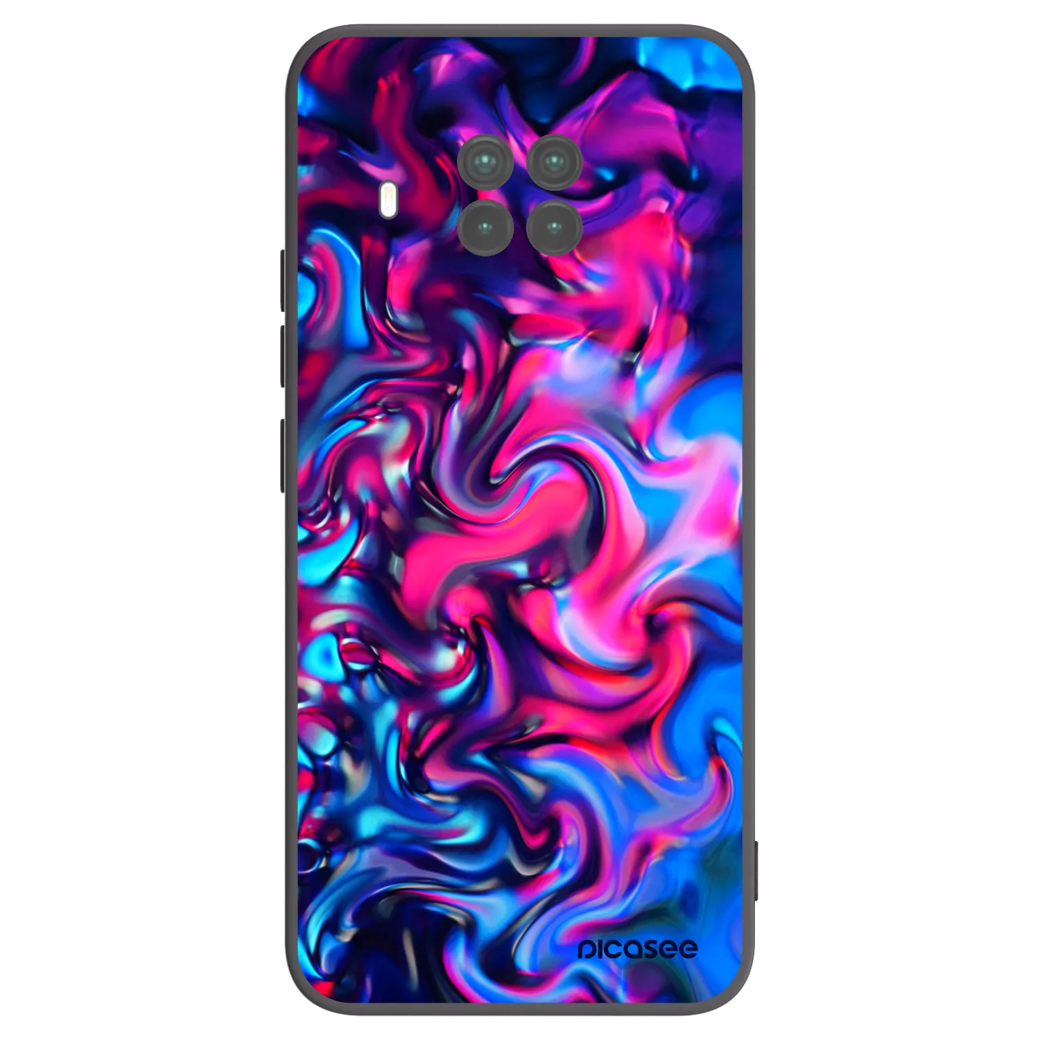 Picasee silikonowe czarne etui na Xiaomi Mi 10T Lite - Redlight