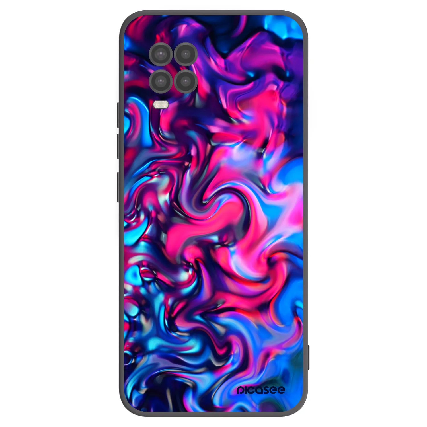 Picasee silikonowe czarne etui na Xiaomi Mi 10 Lite - Redlight
