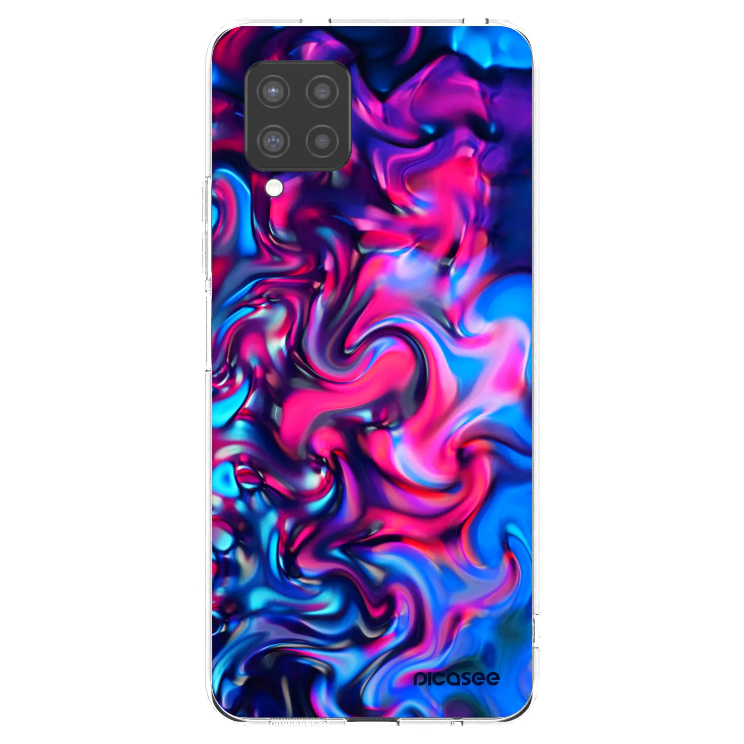 Picasee silikonowe przeźroczyste etui na Samsung Galaxy A42 A426B - Redlight